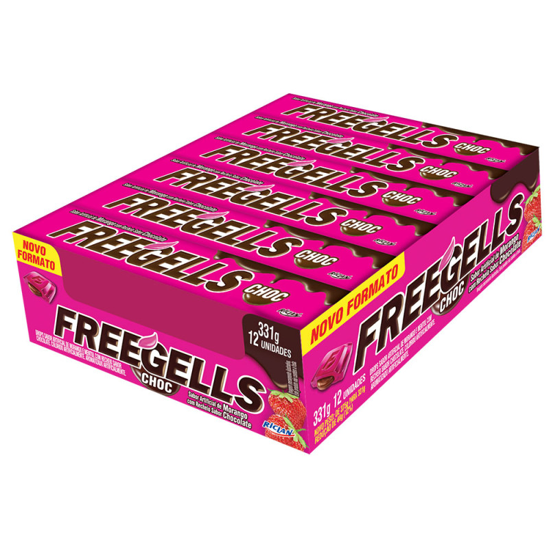 DROPS FREEG.MORANGO CHOC.