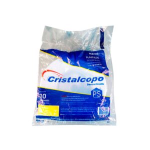 CUMBUCA PLASTICA BRANCA 12 CM C 10 UN