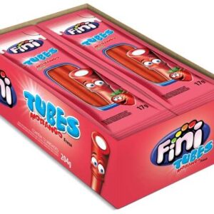 BALA GEL TUBES DP 12X15GR FINI MORANGO