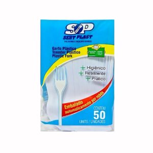 GARFO PLAST. PRETO C/30
