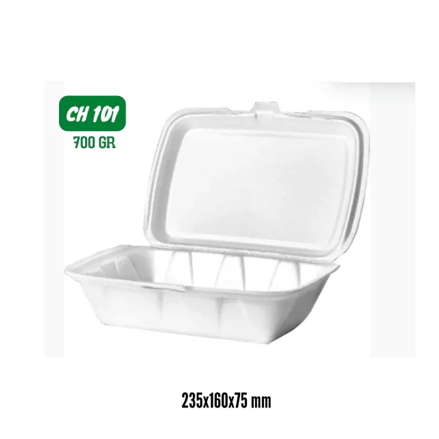CH 101 HAMBURGUEIRA EPS 235X160X75MM C/200 UND