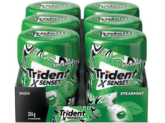 Trident Garrafa Menta c/6 CX