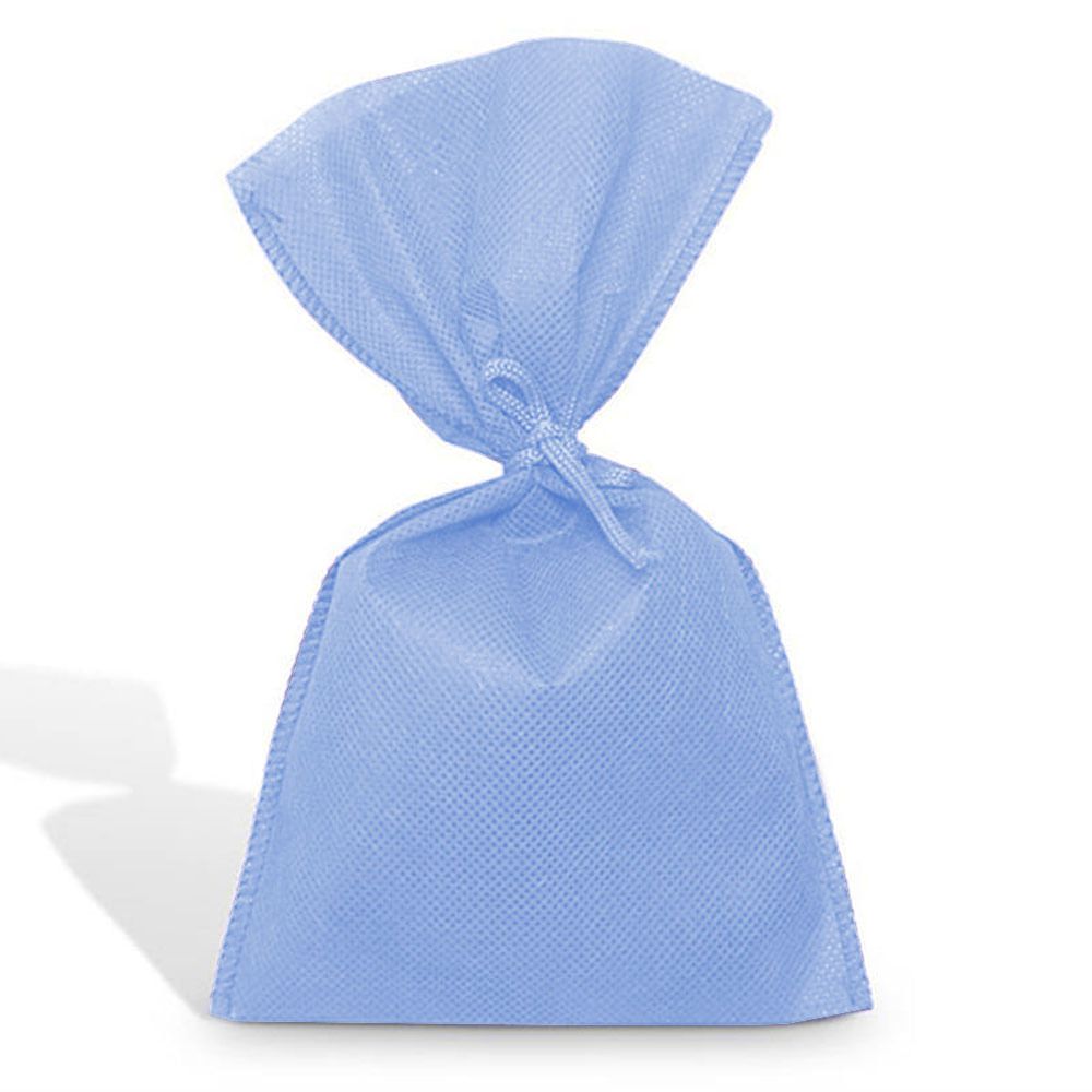 SACOLA SURPRESA TNT 13CM X 24CM AZUL CLARO C 10 UN