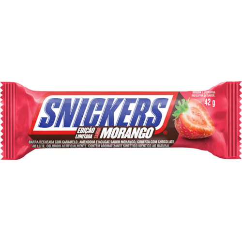 CHOC. SNICKERS MORANGO UN