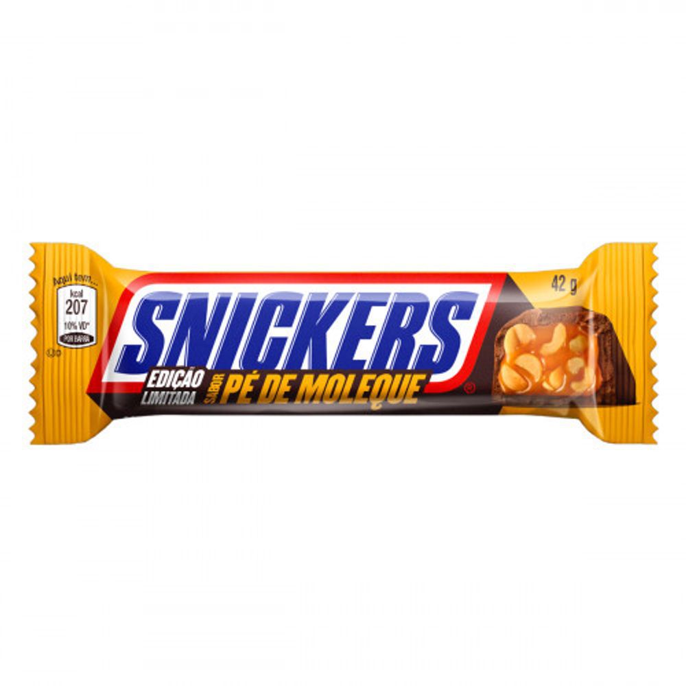 CHOC. SNICKERS PÉ DE MOLEQUE UN