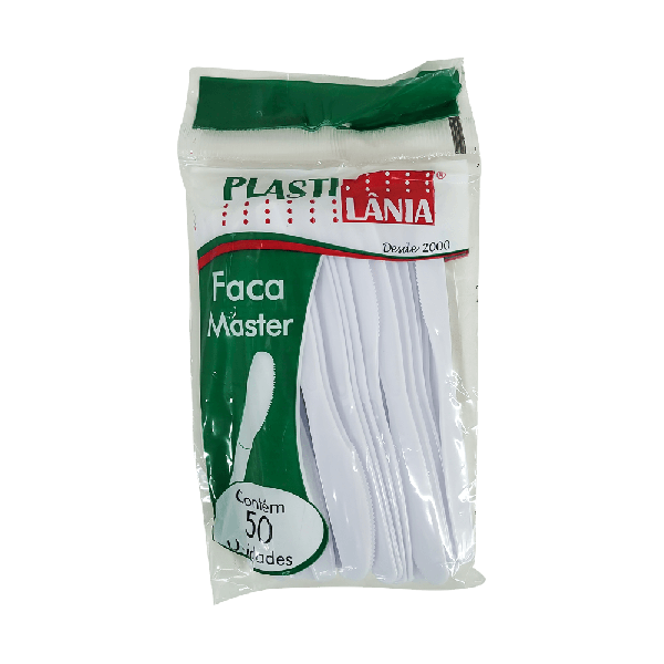 FACA PLAST REFORCADA BRANCA C 20 UN