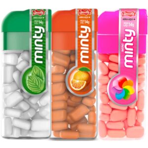 BALA TIPO PASTILHA MINI MINTY SORT MISTO + PDV 6rfX12ptX14g