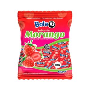 BALA MASTIGAVEL BOLA7 MORANGO 24X500G