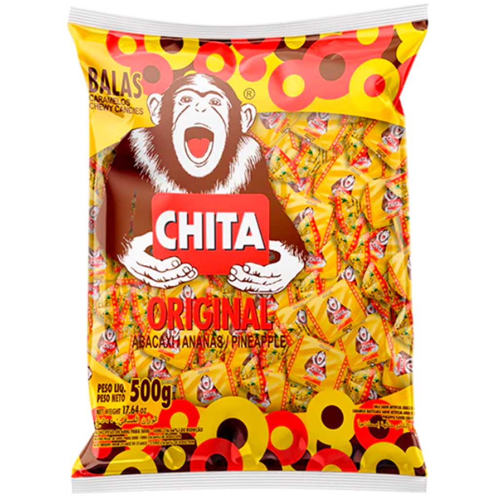 BALA CHITA ABACAXI 500G