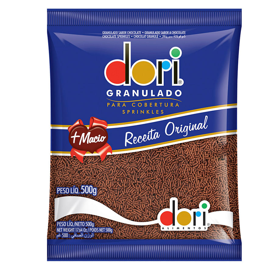 CHOC GRANULADO MACIO 500GR DORI UN