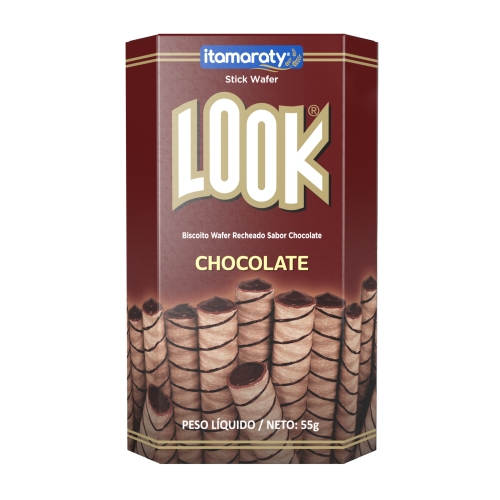BISC WAFER LOOK DP 55GR ITAMARATY CHOCOLATE CX0020DP CX