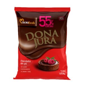 CHOC PO 55% CACAU 1,005KG DONA JURA . CX0010PC