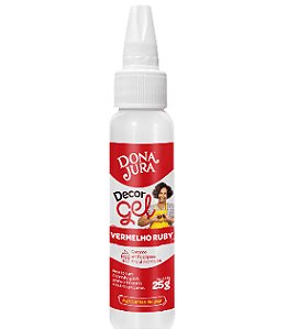 CORANTE ART. GEL VERMELHO RUBI DONA JURA