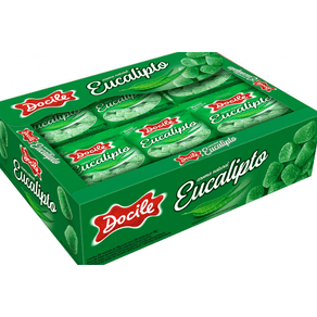 GOMA DOCIGOMA SINO DP 24X18GR DOCILE EUCALIPTO CX