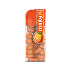 PASTILHA 14G MINI MINTY LARANJA