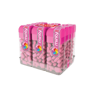 PASTILHA 14G MINI MINTY T.FRUTTI DPX12UN DOCILE