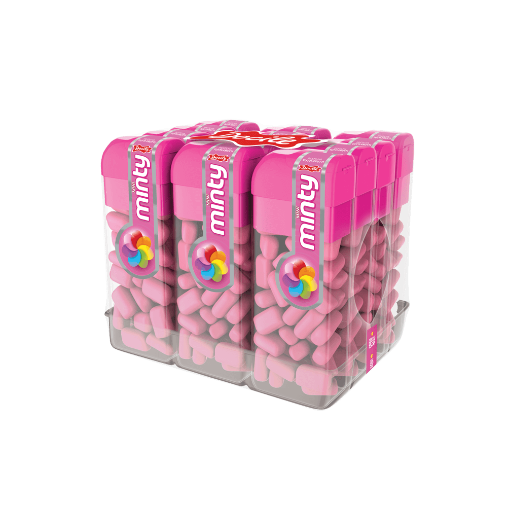 PASTILHA 14G MINI MINTY T.FRUTTI DPX12UN DOCILE
