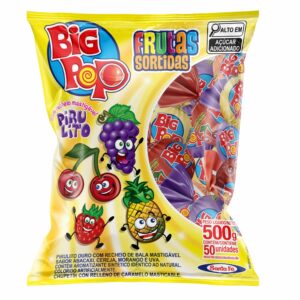 PIRUL.BIG POP FRUTAS 500G CX30PCX50UN STA FE