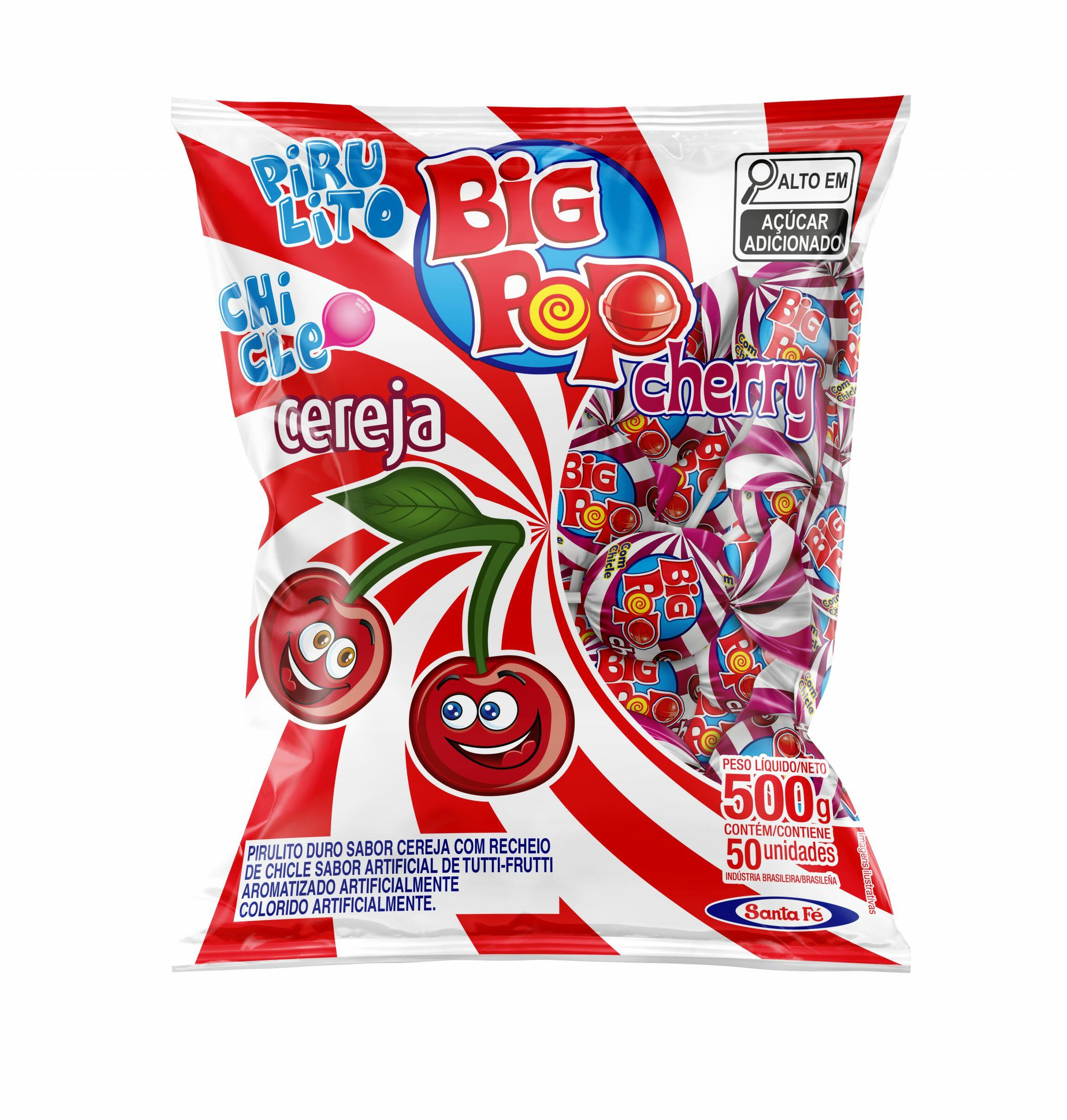 PIRUL BIG POP CHERRY 500G