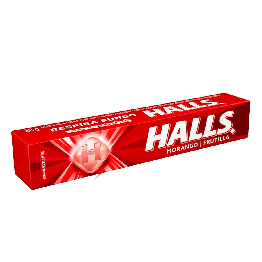 Halls Morango un