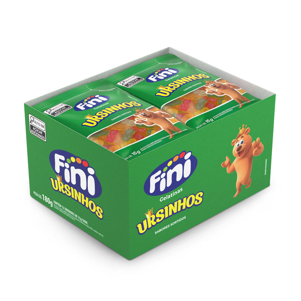 BALA GEL URSINHOS 12X15GR FINI DISP.