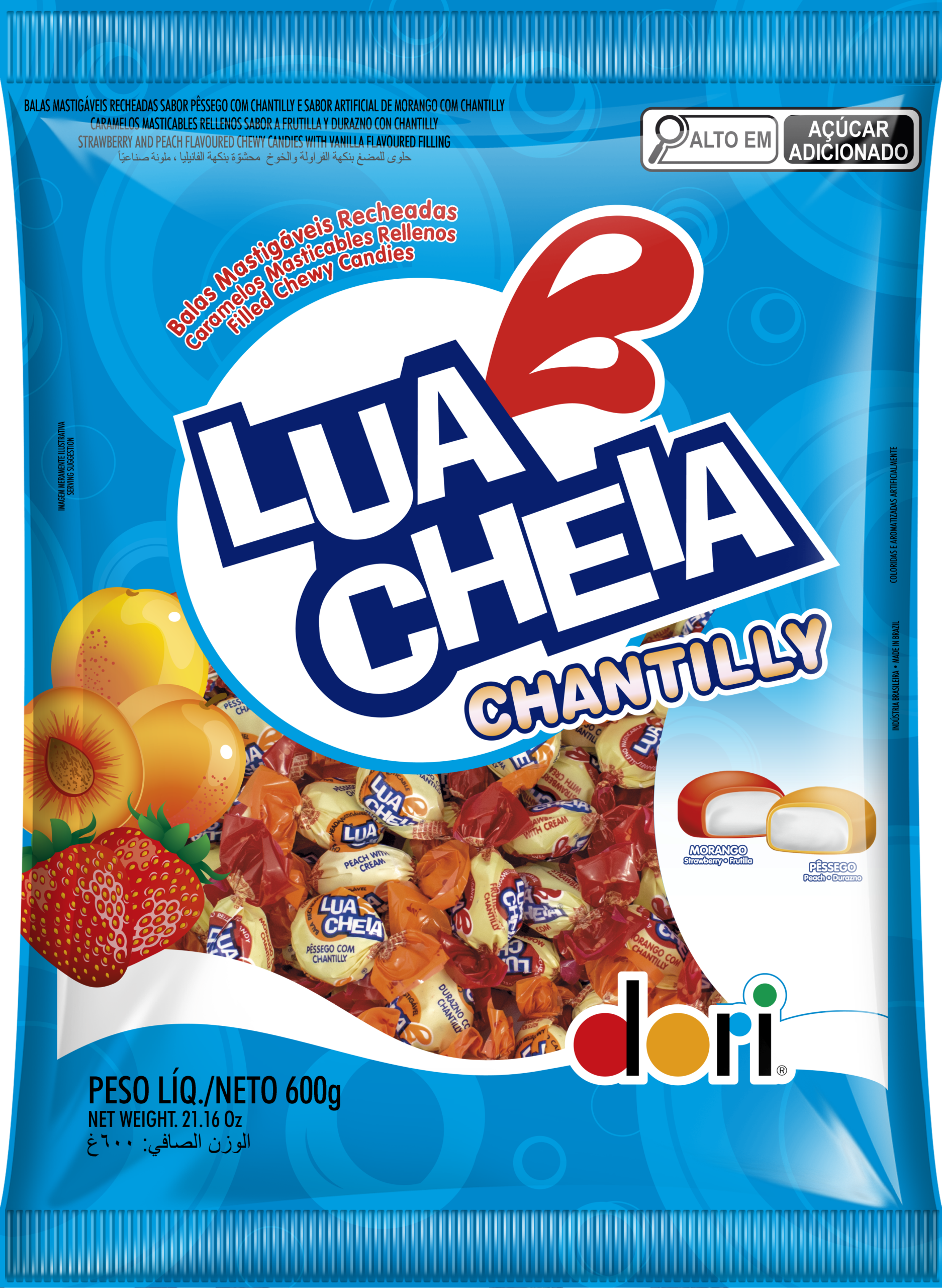 BALA LUA CHEIA CHANT. 600G