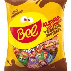 BOMBONS MORANGUETE SORTIDOS 9G - BAG 450G