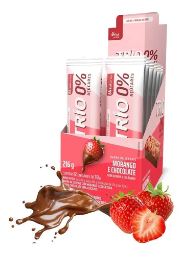 TRIO MORANGO E CHOCOLATE ZERO DP