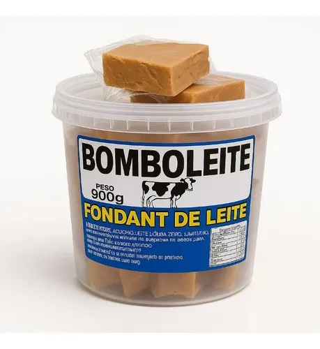 BANDEJA FOUNDANT DE LEITE BOMBOLEITE 10UN