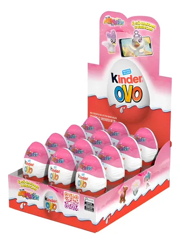 CHOC KINDER OVO MENINA 12UN FERRERO AO LEITE DP0001DP