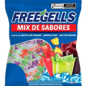 BALA FREEGELLS MIX SABORES AZUL 475G
