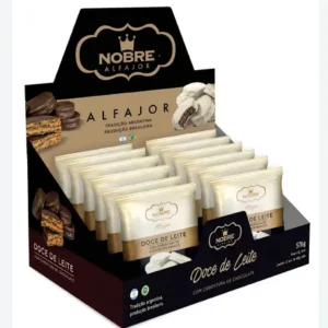 ALFAJOR NOBRE CHOC.BCO CX