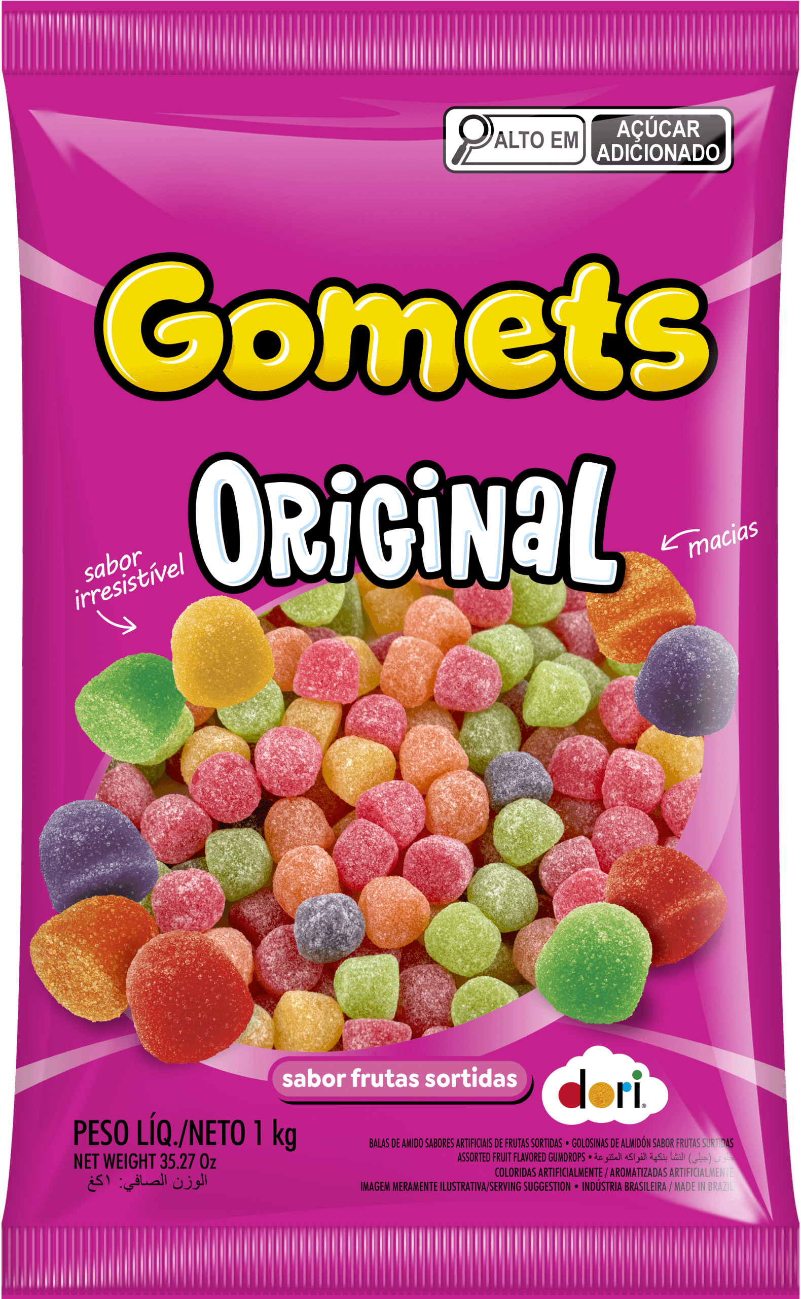 GOMA SINO GOMETS 1KG DORI PCT.