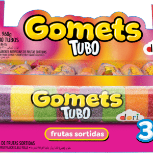 GOMA TUBO GOMETS 30X32GR DORI FRUTAS CX0012DP