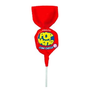 PIRULITO POP MANIA MAXXI MORANGO 12X24X28G