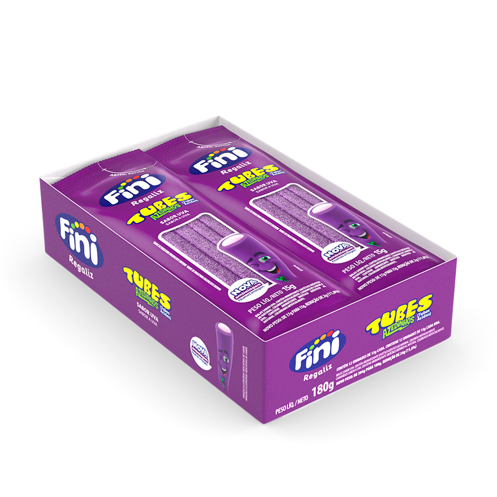 BALA GEL TUBES DP 12X15GR FINI UVA ACID.