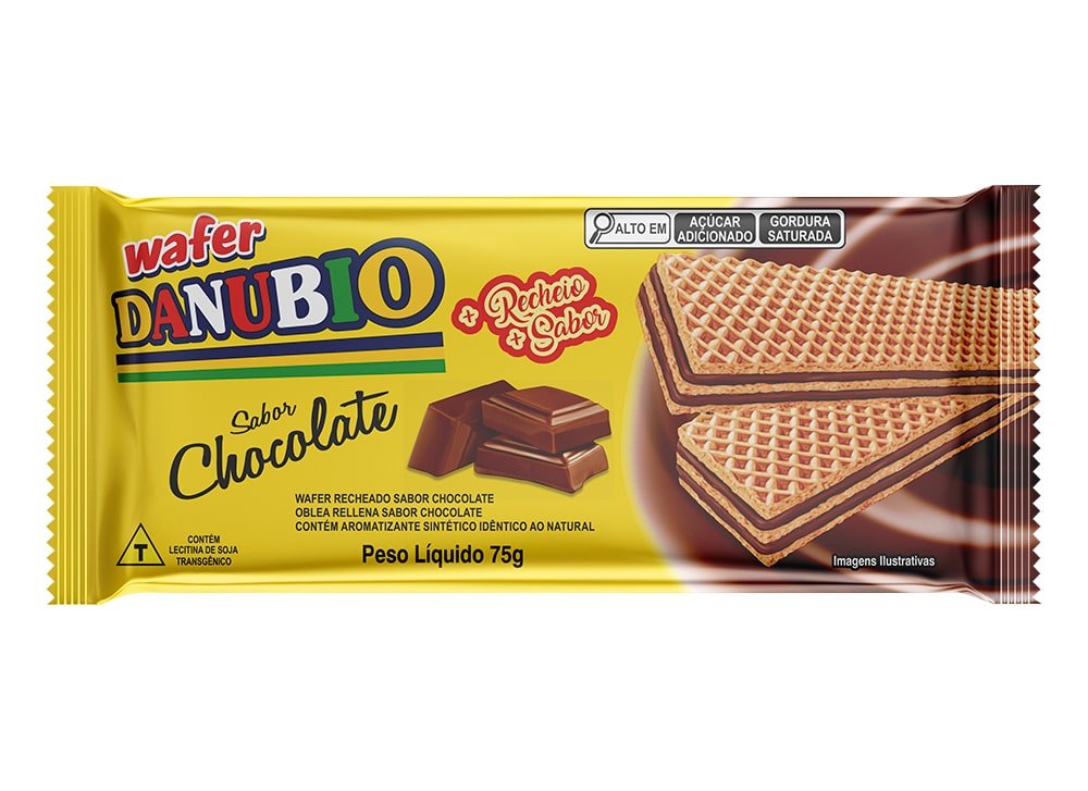 WAFFER DANNY CHOCOLATE 75G