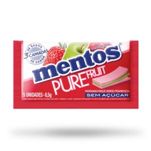 CHICLE MENTOS PURE FRUIT FRUTAS SORT UN