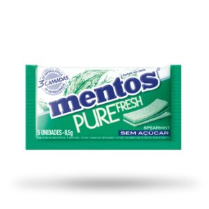 CHICLE MENTOS PURE FRESH MENTA UN