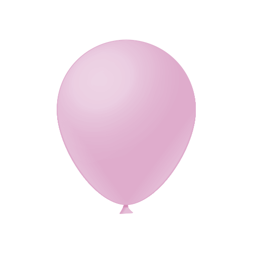 BALAO LISO 8 C/50 ROSA CANDY