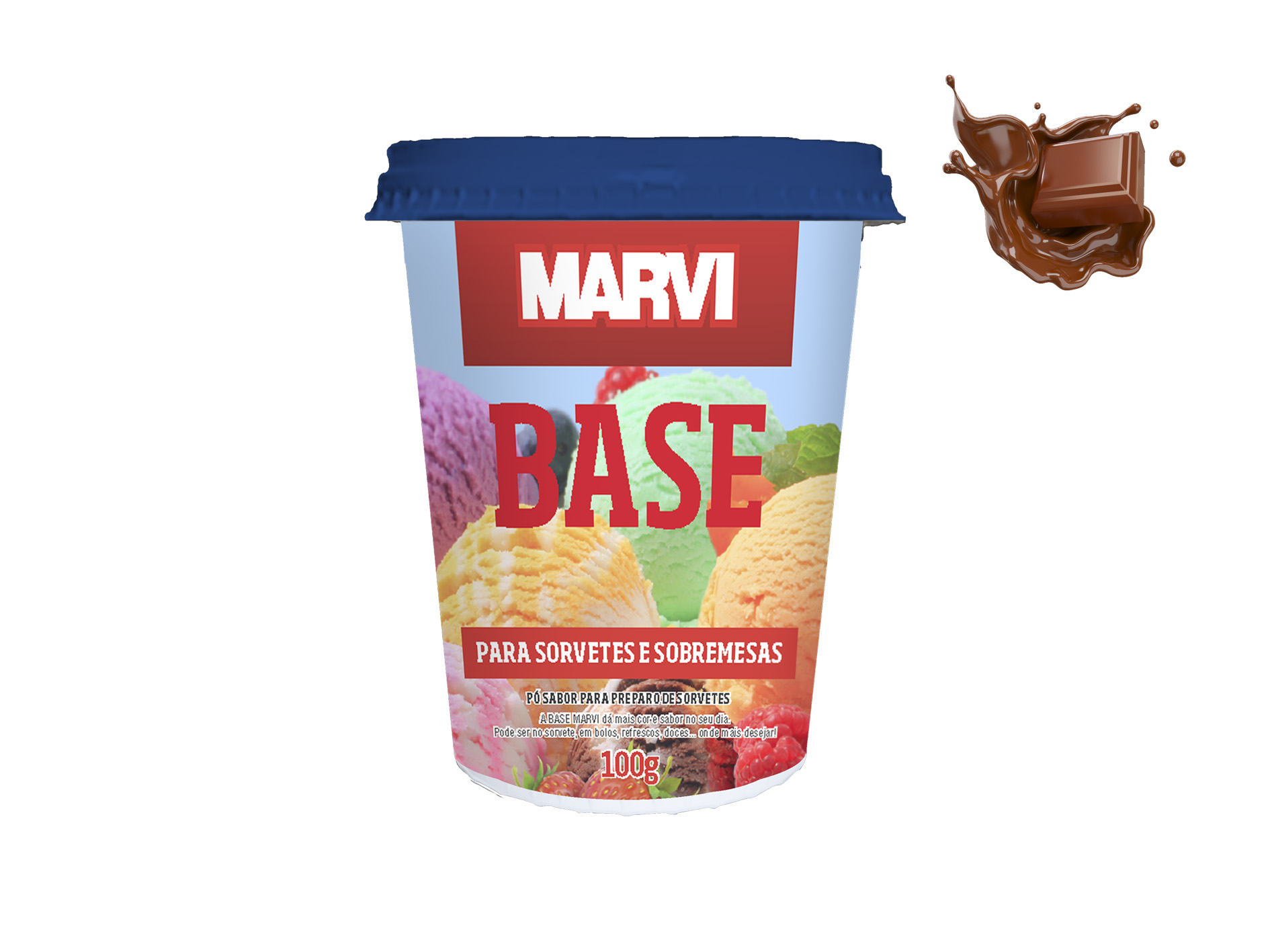 BASE MARVI CHOCOLATE 100G