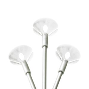 SUPORTE BALOES 33 CM BRANCO C 10 UN