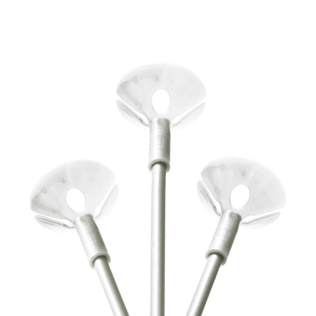 SUPORTE BALOES 33 CM BRANCO C 10 UN