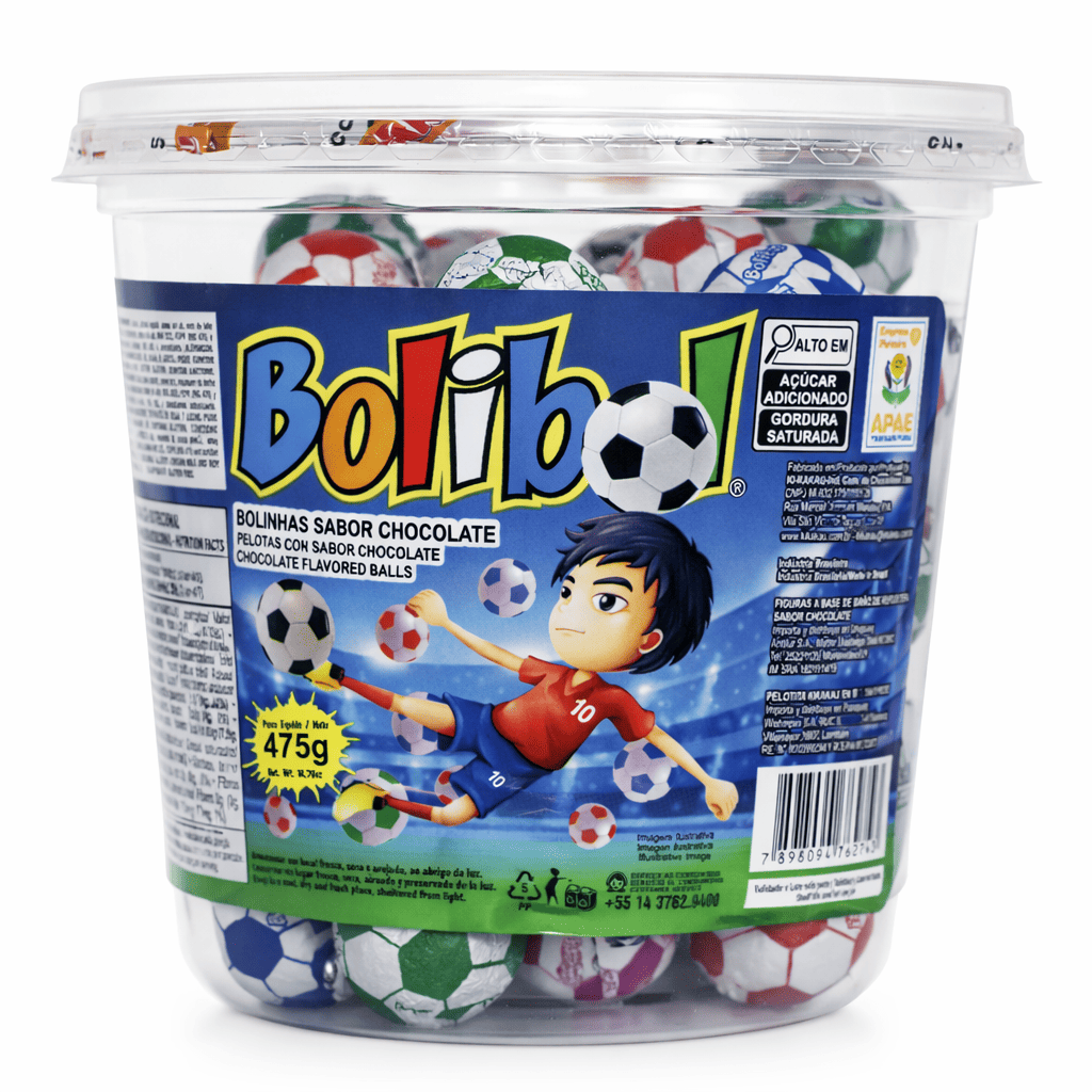 BOLINHA DE CHOCOLATE BOLIBOL POTE