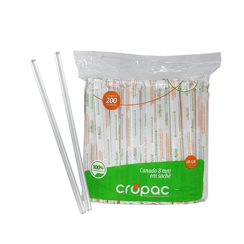 CANUDO EMBALADO MILK SHAKE C/200