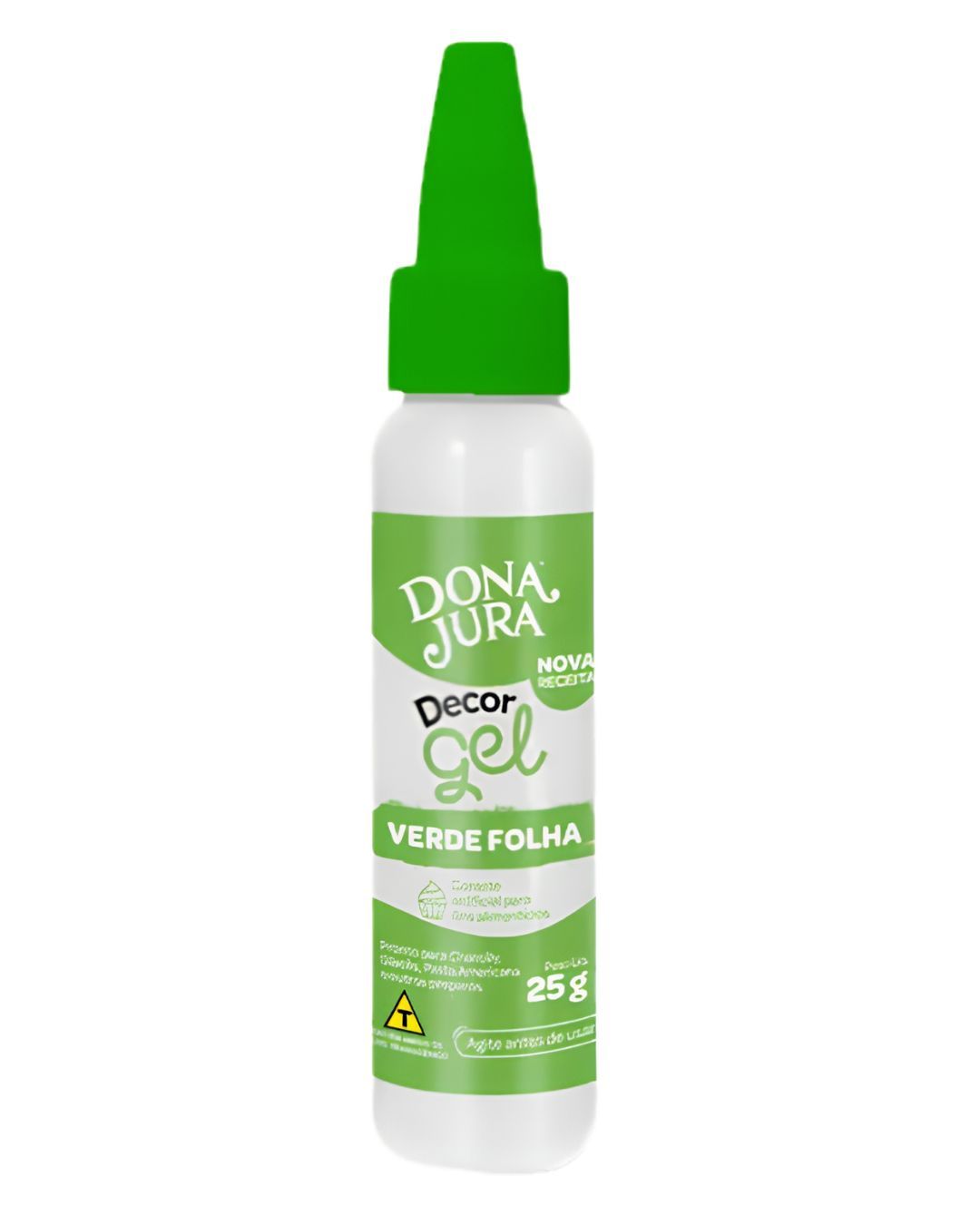 CORANTE ART. GEL VERDE FOLHA DONA JURA