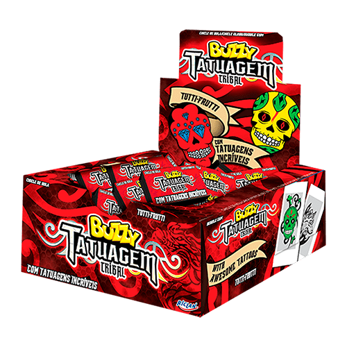CHICLE BUZZY TRIBAL TATTOO T FRUTTI