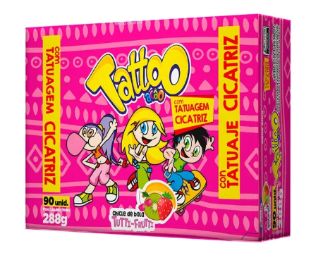 CHICLETE SANTA FÉ TATTO CICATRIZ