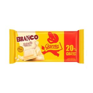 CHOC. GAROTO BRANCO 80G