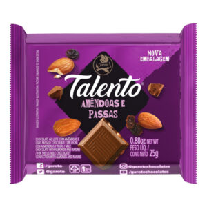 TALENTO AMENDOAS E PASSAS 25G